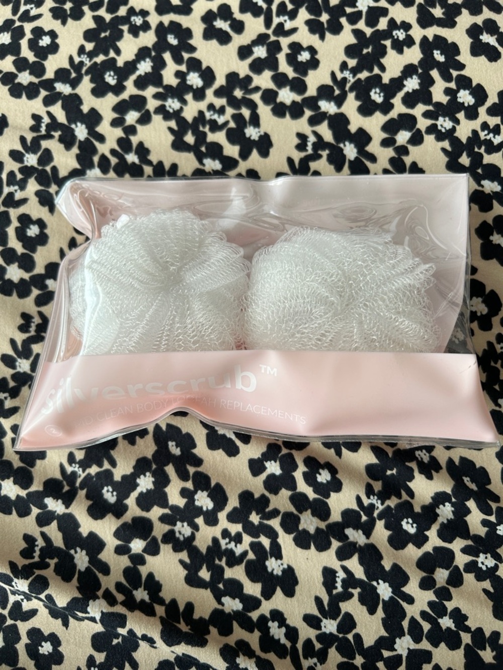 PMD White Mesh Body Poufs - Twin Pack